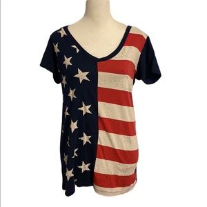 4th of July fitted women’s graphic tee